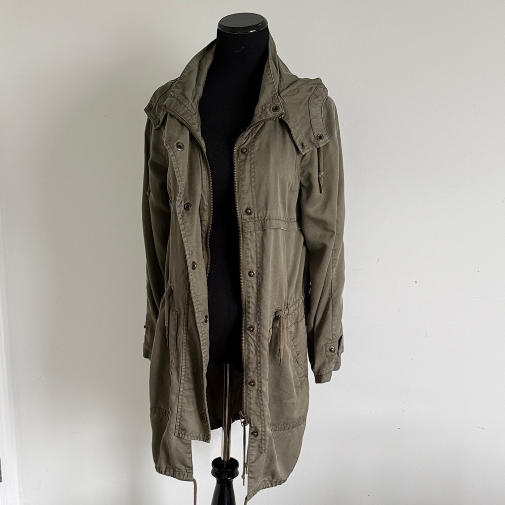 ANORAK Jacket Olive Green Spring Coat